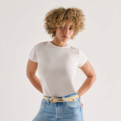 MIXED METAL BUCKLE BELT SAND