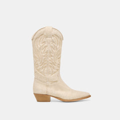 TANNER BOOTS BONE FABRIC