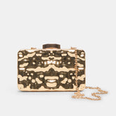 DELIA CLUTCH GOLD METAL