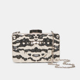 DELIA CLUTCH SILVER METAL