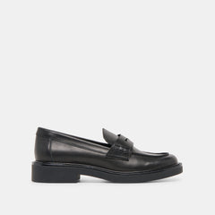 TIGGY LOAFERS BLACK LEATHER