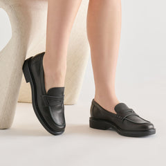 TIGGY LOAFERS BLACK LEATHER