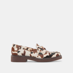TIGGY LOAFERS COCOA TAURUS CALF HAIR