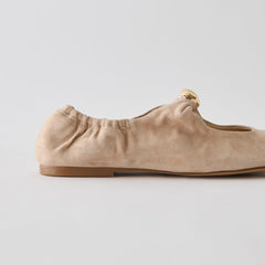 CORNEL FLATS CAMEL SUEDE