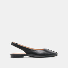 NEKKI FLATS BLACK LEATHER