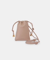 EVIE PHONE POUCH CAFE LEATHER