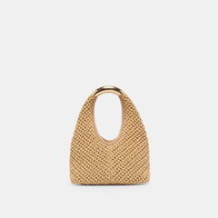 EVELISE HANDBAG NATURAL RAFFIA