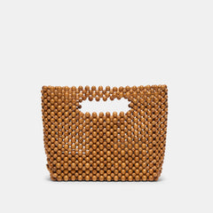 LINZY HANDBAG NATURAL WOOD