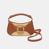 NUALA RAFFIA HANDBAG SADDLE STELLA