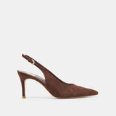 ELASI HEELS DK BROWN NUBUCK