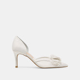 EVELIN HEELS WHITE MESH