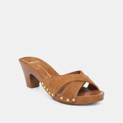 AVERIE HEELS BROWN NUBUCK