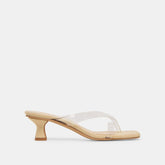 BREVEL VINYL HEELS CRYSTAL JELLY