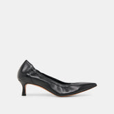 CELTIN HEELS BLACK LEATHER
