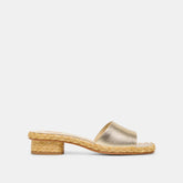 DIXI WIDE SANDALS PLATINUM LEATHER