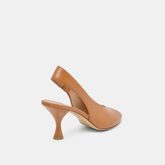MADOW HEELS TAN LEATHER