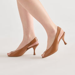 MADOW HEELS TAN LEATHER