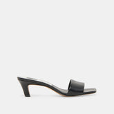 REXA HEELS BLACK LEATHER