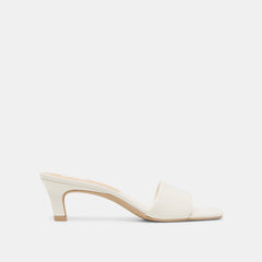 REXA HEELS TRUE WHITE LEATHER