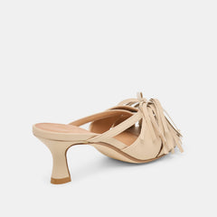 ROSALY HEELS SAND LEATHER