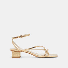 KARLOS WIDE SANDALS GOLD METALLIC STELLA