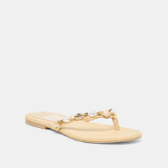 KYSHA SANDALS LT NATURAL RAFFIA