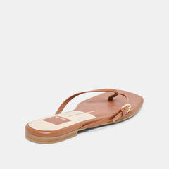 MALTA SANDALS COGNAC LEATHER