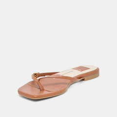 MALTA SANDALS COGNAC LEATHER