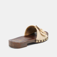 SHERY SANDALS NATURAL RAFFIA