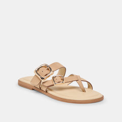 SHORE SANDALS CAMEL SUEDE