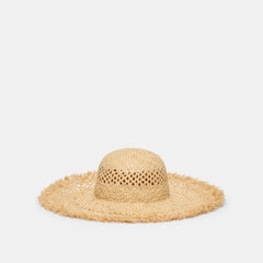 OPEN WEAVE SUNHAT TAN