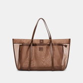 AISLIN TOTE CHOCOLATE MESH