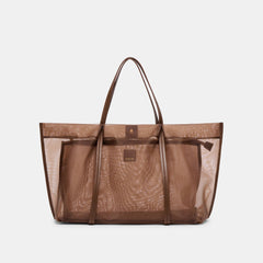 AISLIN TOTE CHOCOLATE MESH