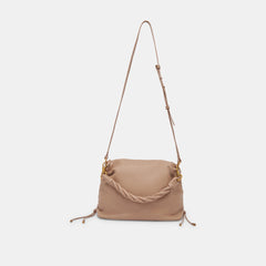 PRESTON SHOULDER/CROSSBODY CAFE SOFT PEBBLE LEATHER