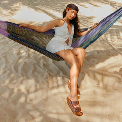 JULIO SANDALS WHISKEY VINYL