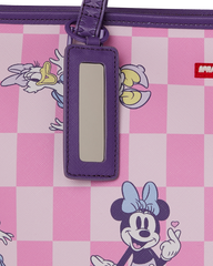 DISNEY MINNIE DAISY CHECK TOTE