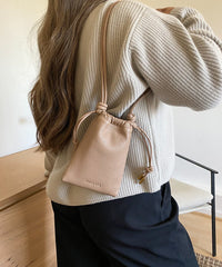 EVIE PHONE POUCH CAFE LEATHER