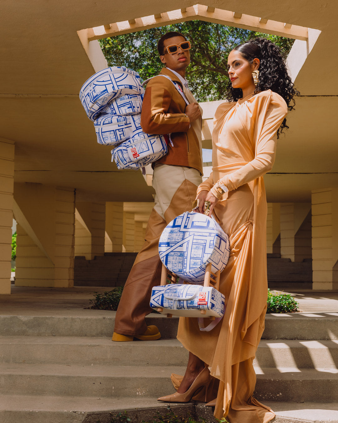 FRANK LLOYD WRIGHT COLLAB DENDRIFORM BACKPACK