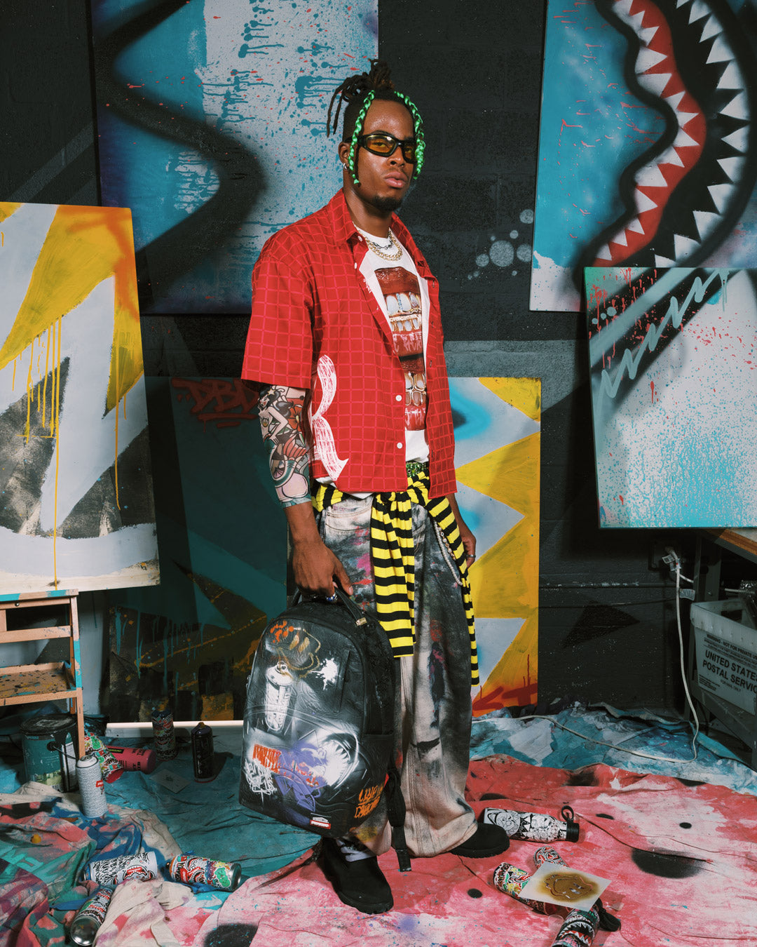 WYNWOOD WALLS COLLAB STENCIL COLLECTION BACKPACK