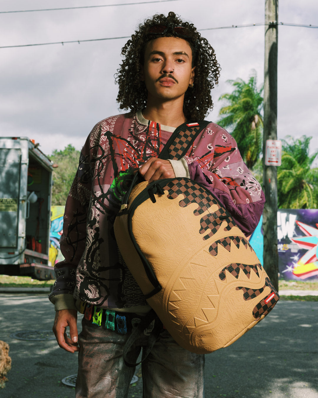 DESIGNER DRIP EFFECT BACKPACK
