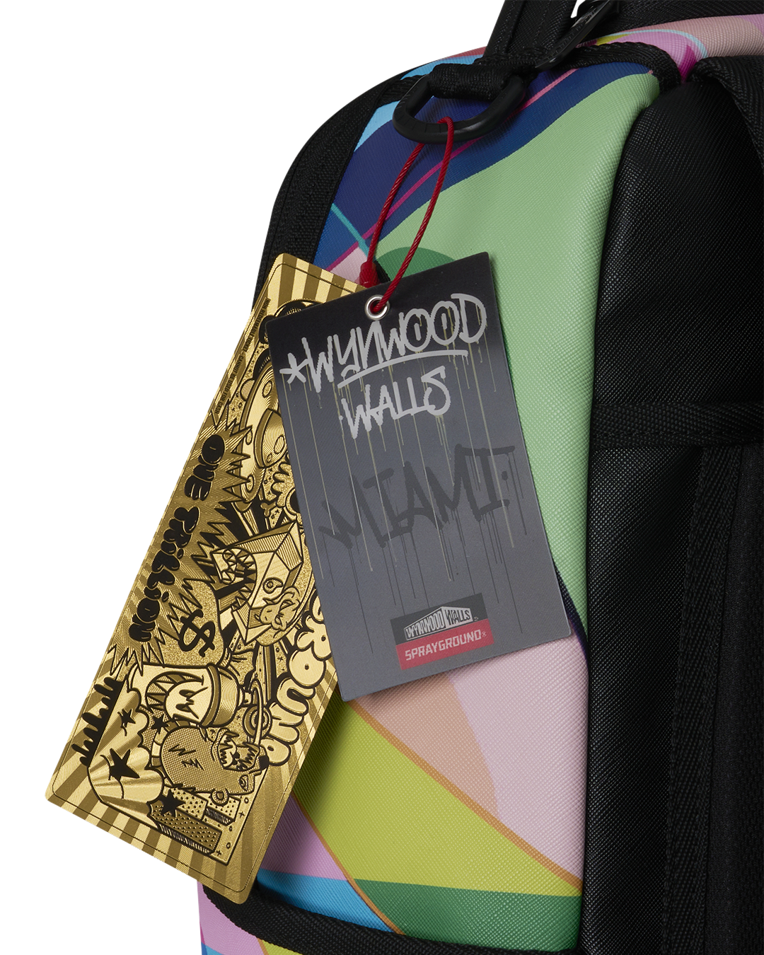 WYNWOOD WALLS COLLAB ELLE STREET ART B BALL COURT BACKPACK