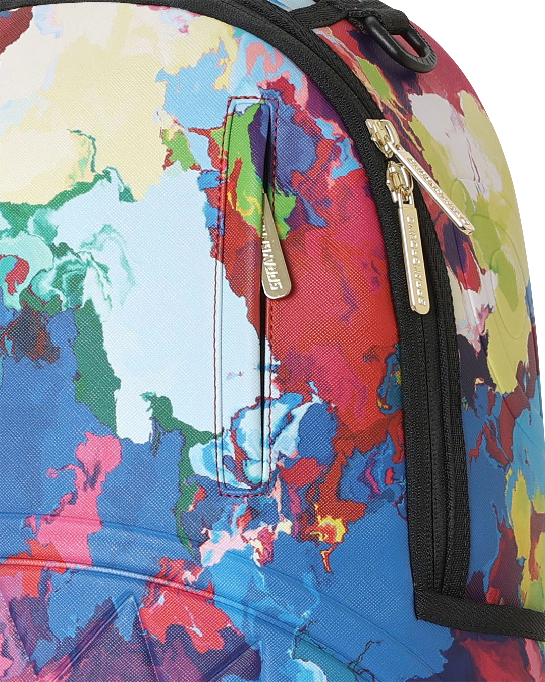 COLLABORATION HIDEKI SAIJO ABSTRACT FLOW BACKPACK