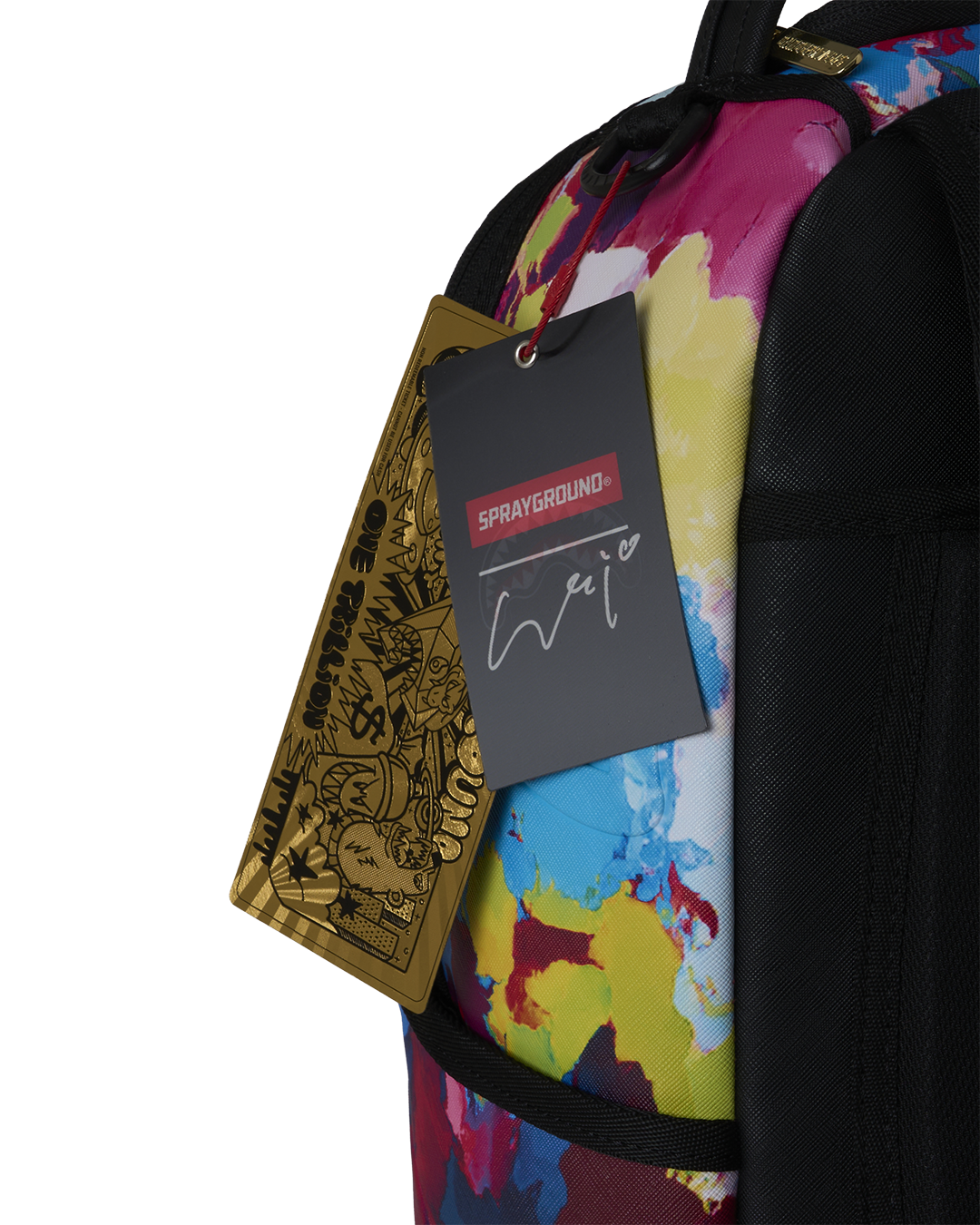 COLLABORATION HIDEKI SAIJO ABSTRACT FLOW BACKPACK