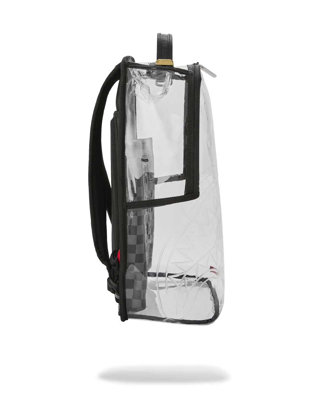 CLEAR DLX BACKPACK - CHECKED OUT (GRAY BLK CHECK)
