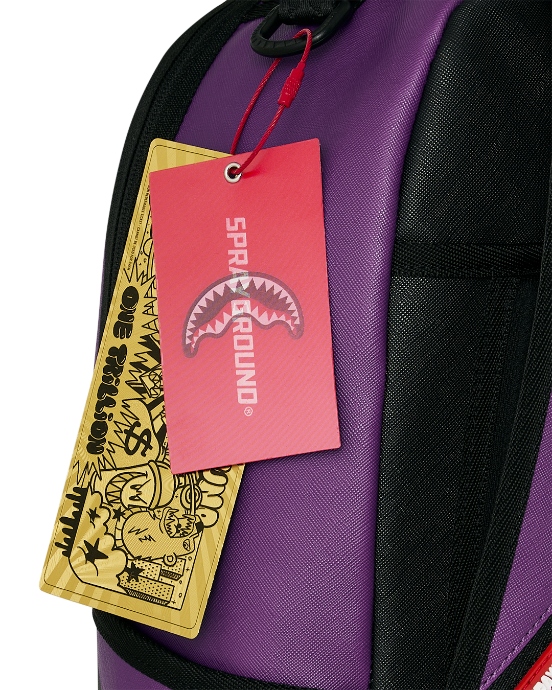 SHARK CENTRAL BUBBLE SHARK (PRPLE) BACKPACK