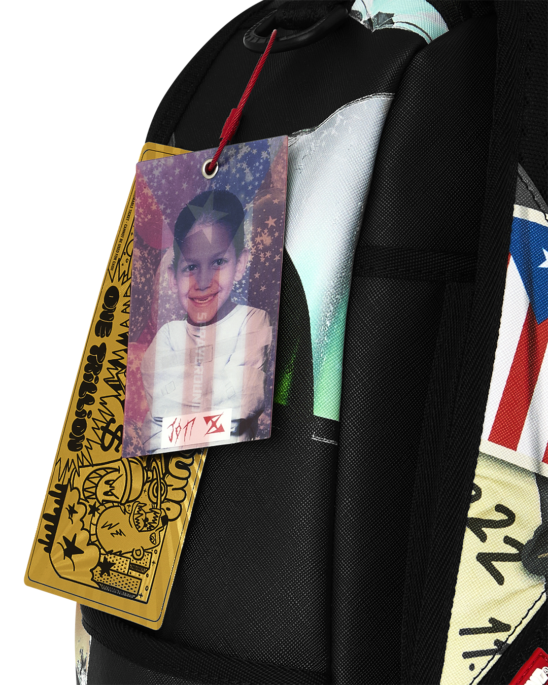 JON Z BURNED DISC BACKPACK