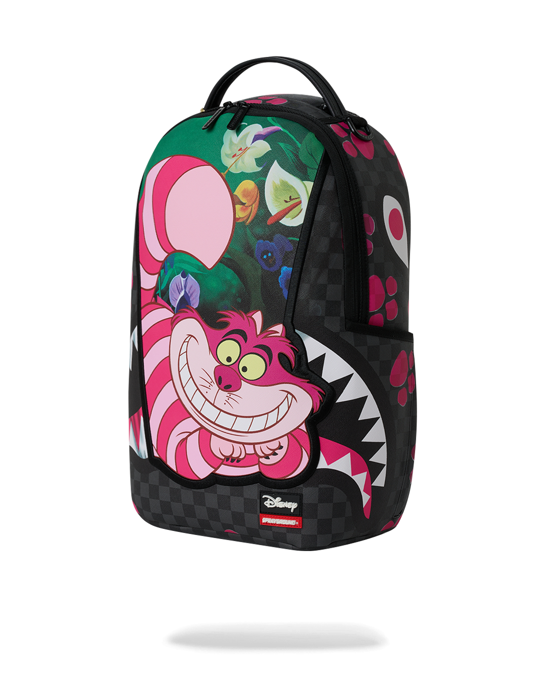 DISNEY ALICE IN WONDERLAND CHESHIRE CAT MAD SHARK  BACKPACK
