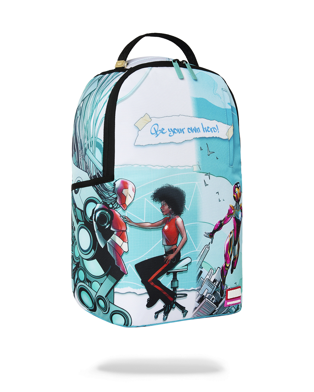MARVEL IRON HEART OFFICIAL COLLAB - BE YOUR OWN HERO BACKPACK