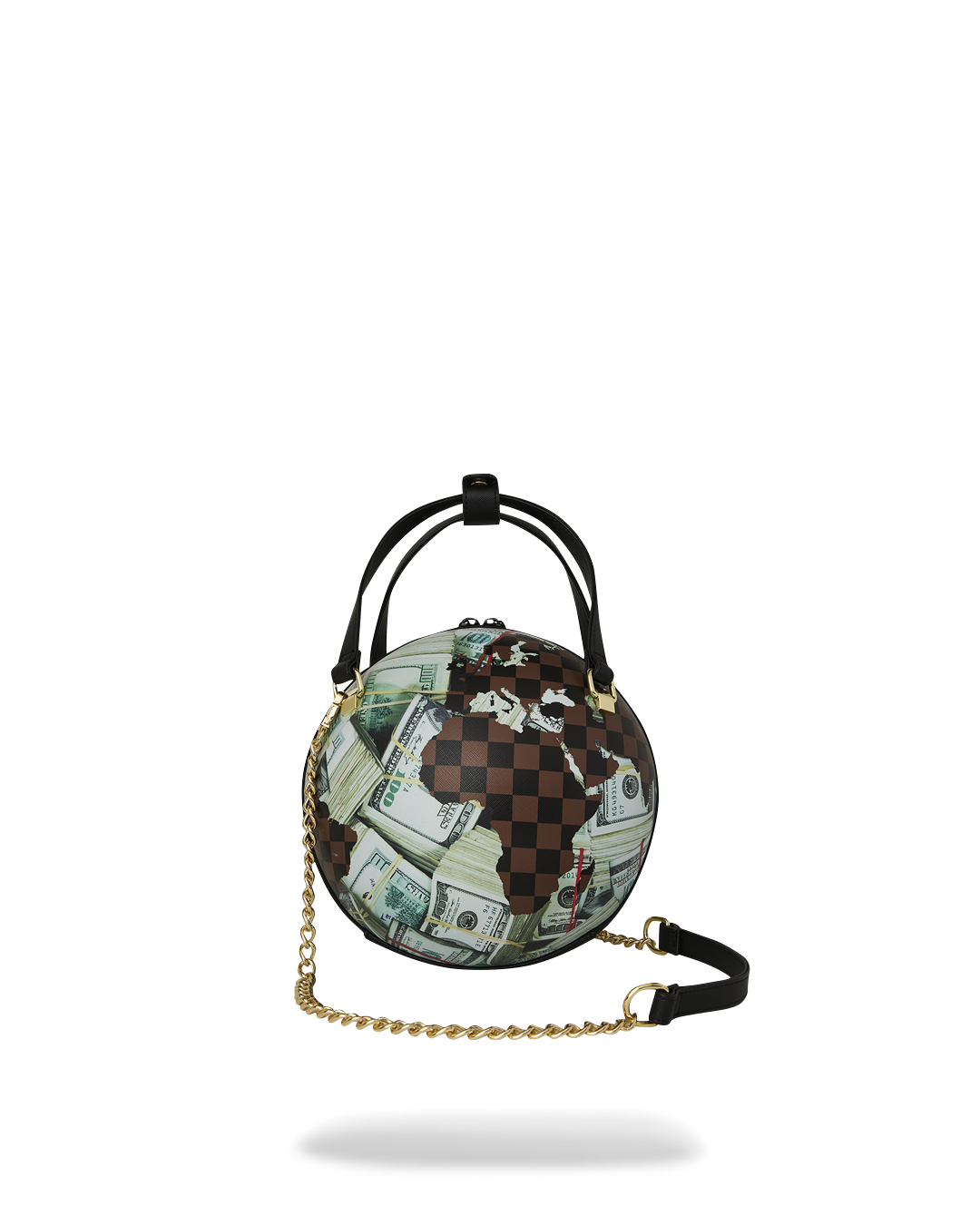 FULLY LOADED GLOBE HANDBAG