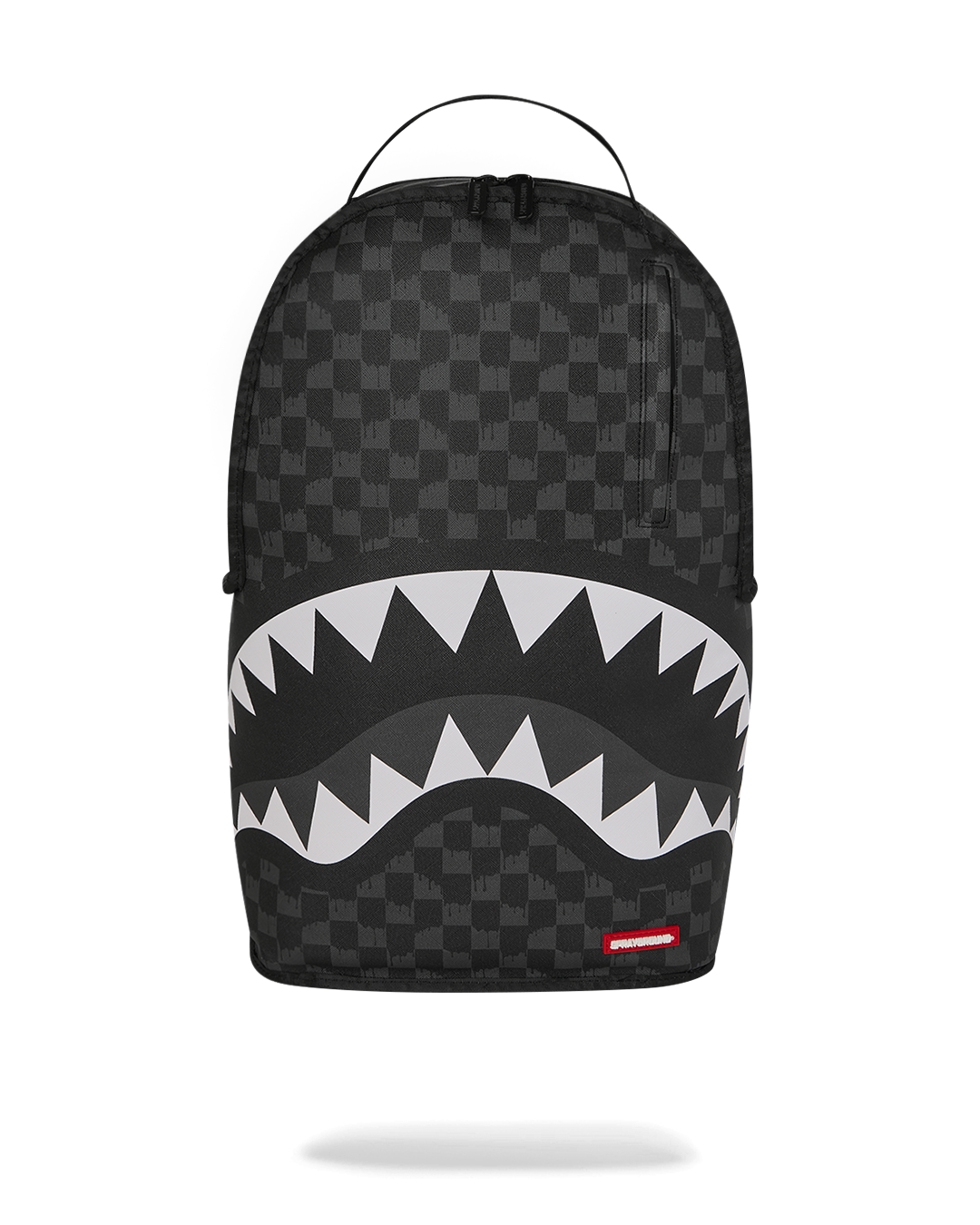 REVERSE MODE - PURPLE VELOUR TO BLACK CHECK BACKPACK